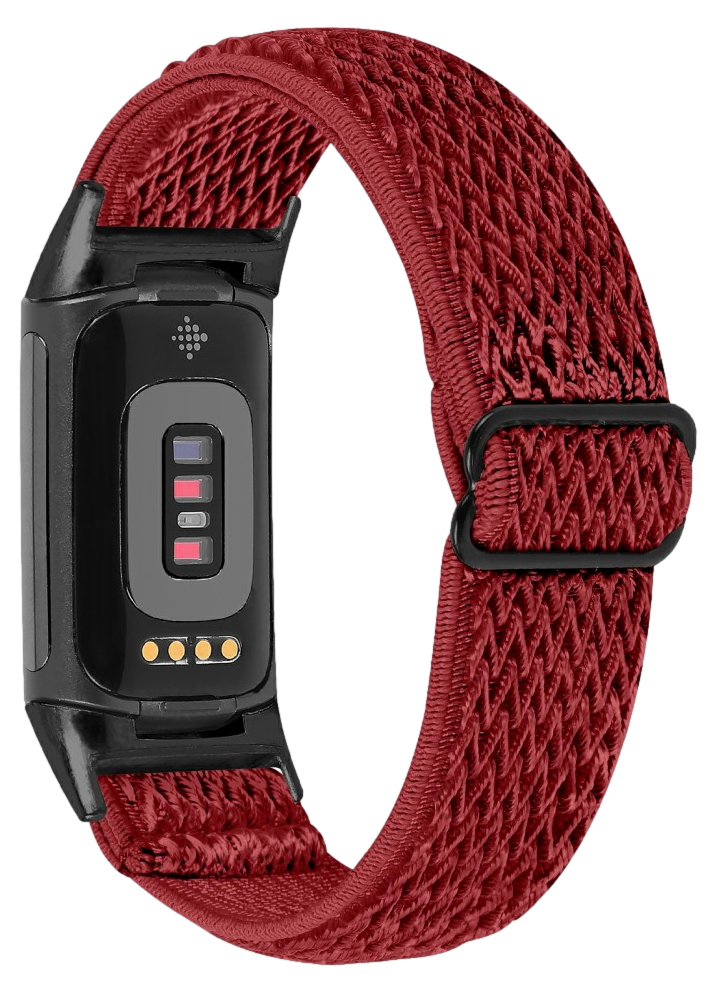 Nylon Rem til Fitbit Charge 5 / 6-Rød