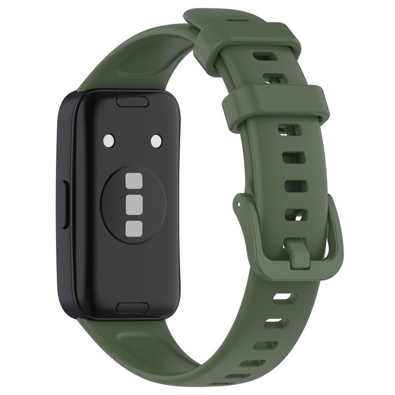 Silikone Rem til Huawei Band 8-Mørkegrøn