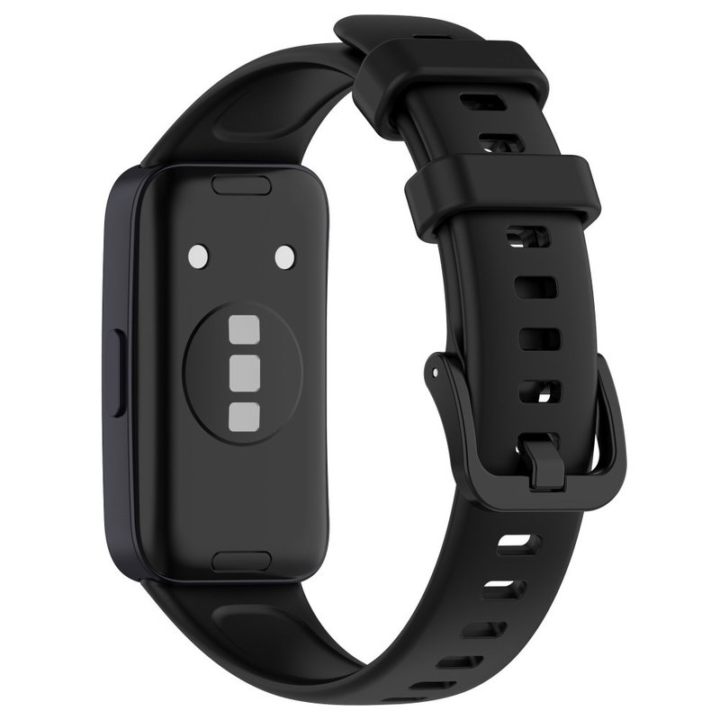 Silikone Rem til Huawei Band 8-Sort