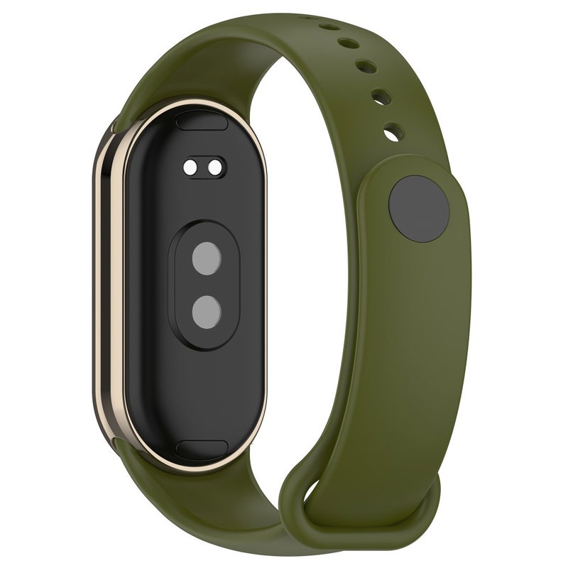 Komfortabel Silikone Rem til Xiaomi Smart Band 8-Grøn