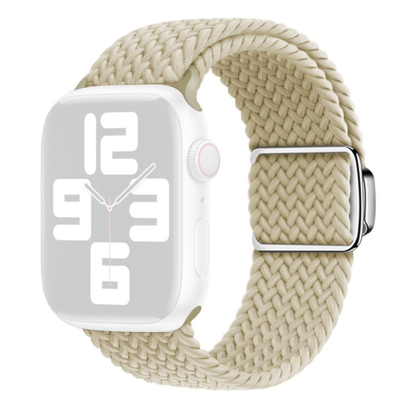 Nylon Sportsrem til Apple Watch 38 / 40 / 41 mm - Beige