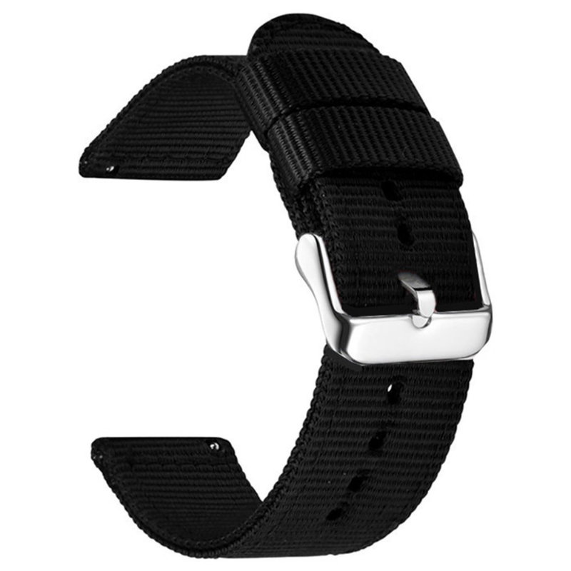 Nylon Rem til Garmin Lily 2 / 2 Active - Sort