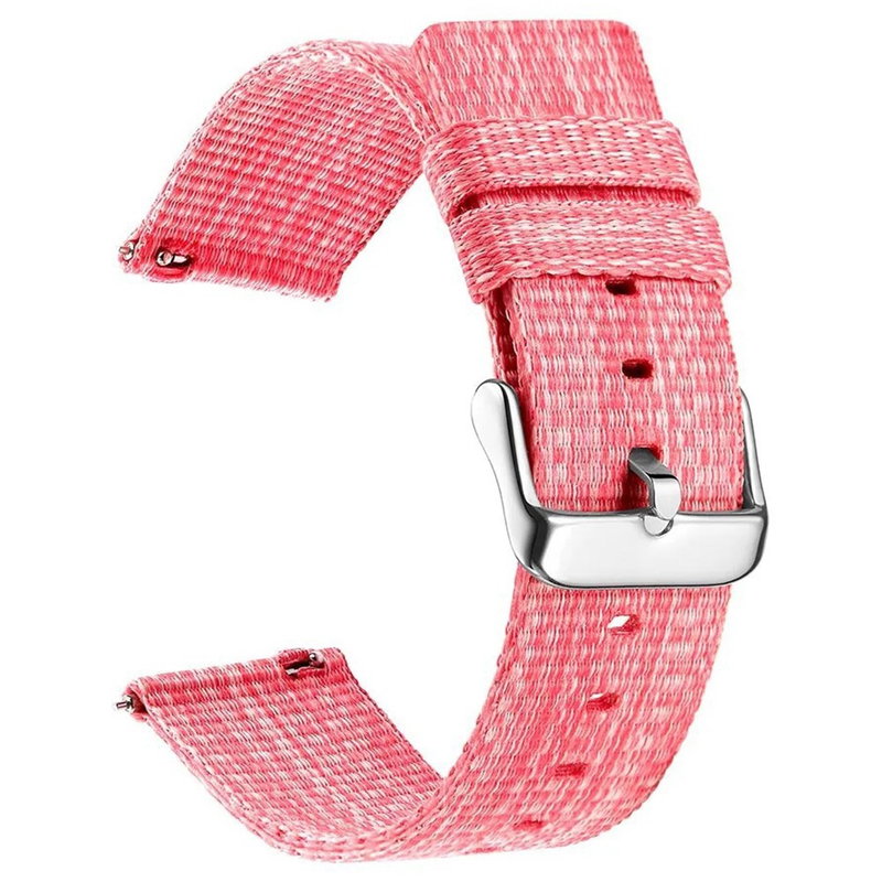 Nylon Rem til Garmin Lily 2 / 2 Active - Lyserød