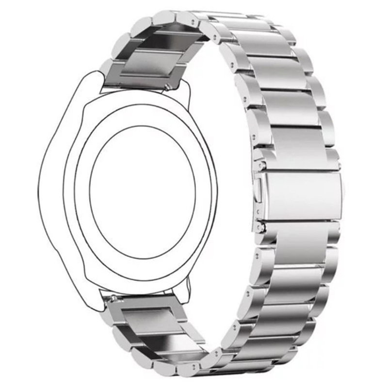 Garmin Lily 2 / 2 Active Rustfrit Stål Rem-Sølv