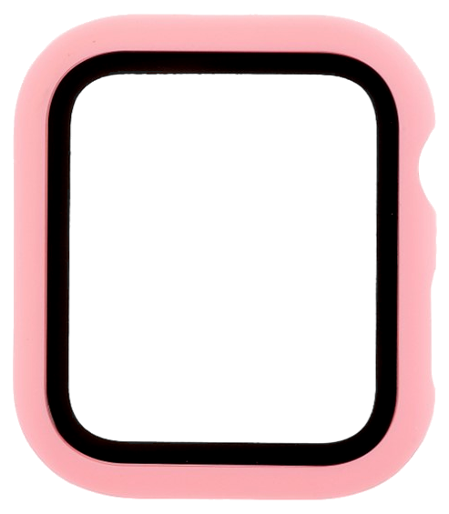 Hard Case med Skærmbeskyttelse / Beskyttelsesglas til Apple Watch 1 / 2 / 3 - 42mm-Lyserød