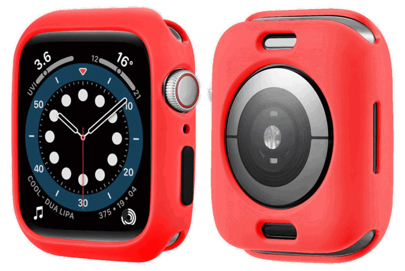 Matte TPU Cover til Apple Watch 8 / 9 - 45mm - Rød