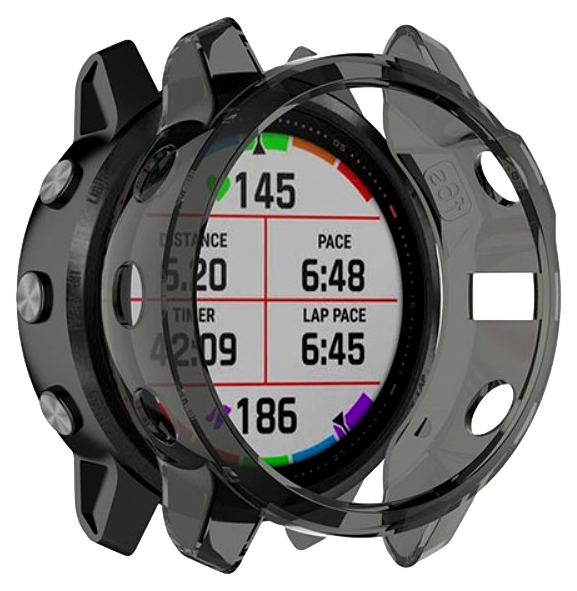 Gennemsigtigt Cover til Garmin Fenix 6S / 6S Pro-Sort