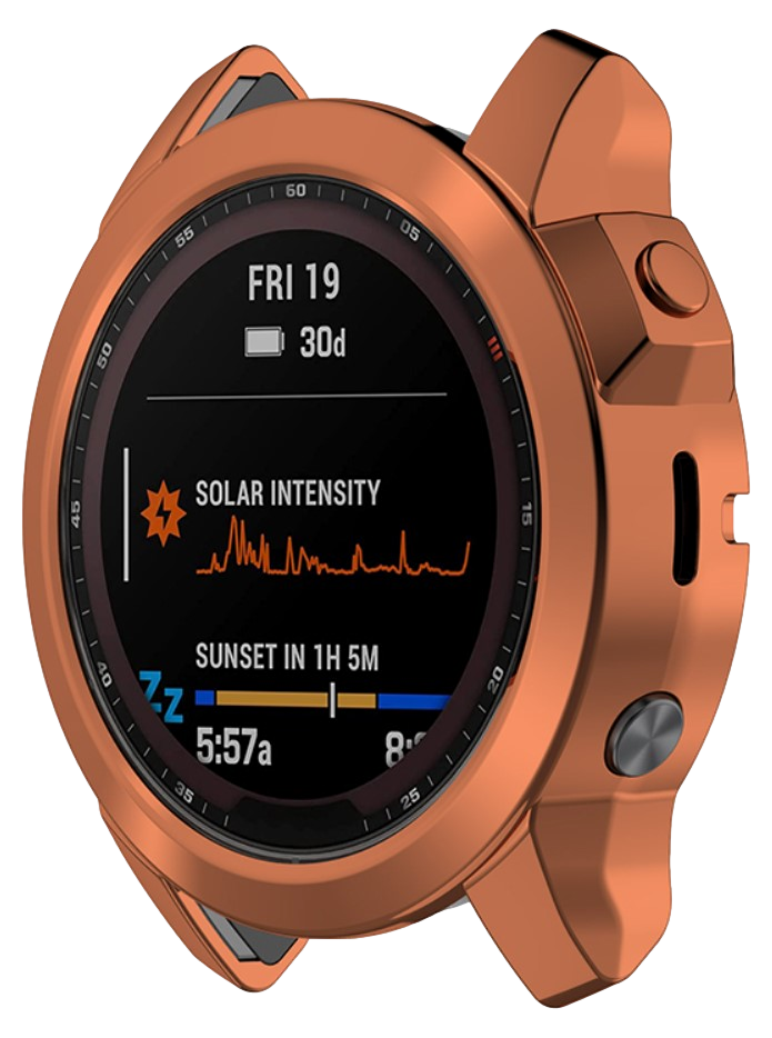 Silikone Cover til Garmin Fenix 7X / 7X Pro / 7X Solar-RosaGuld