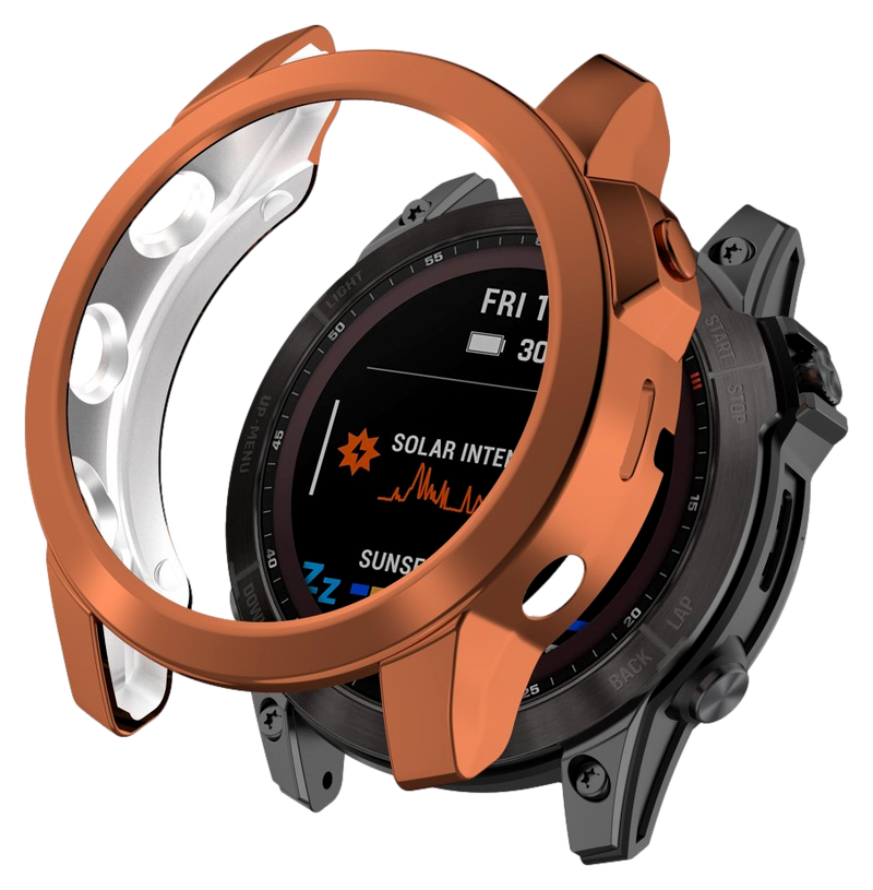 Silikone Cover til Garmin Fenix 7 / 7 Pro / 7 Solar-RosaGuld