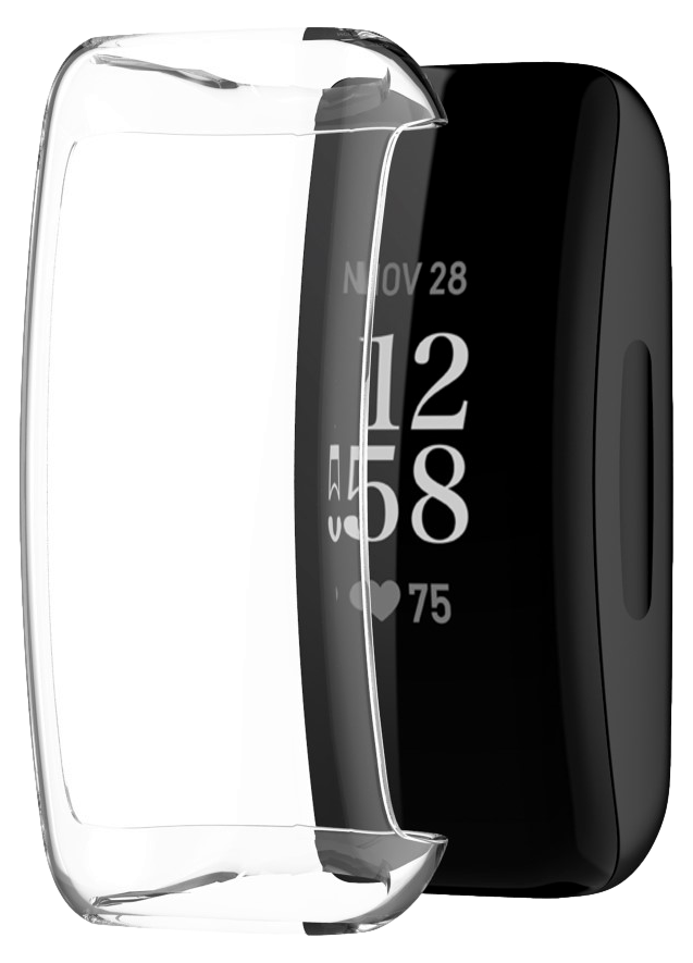 Cover med Beskyttelsesglas / Skærmbeskyttelse til Fitbit Inspire 3-Gennemsigtig