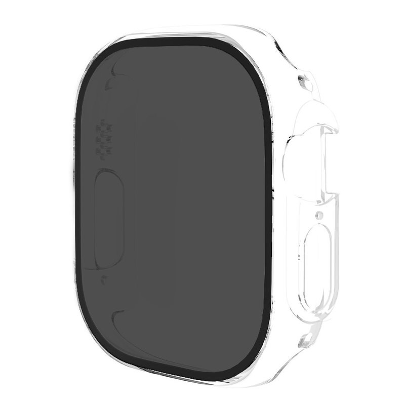 Cover med Privacy Skærmbeskyttelse / Beskyttelsesglas til Apple Watch 4 / 5 / 6 / SE / SE (2022/2023) - 44 mm-Gennemsigtig