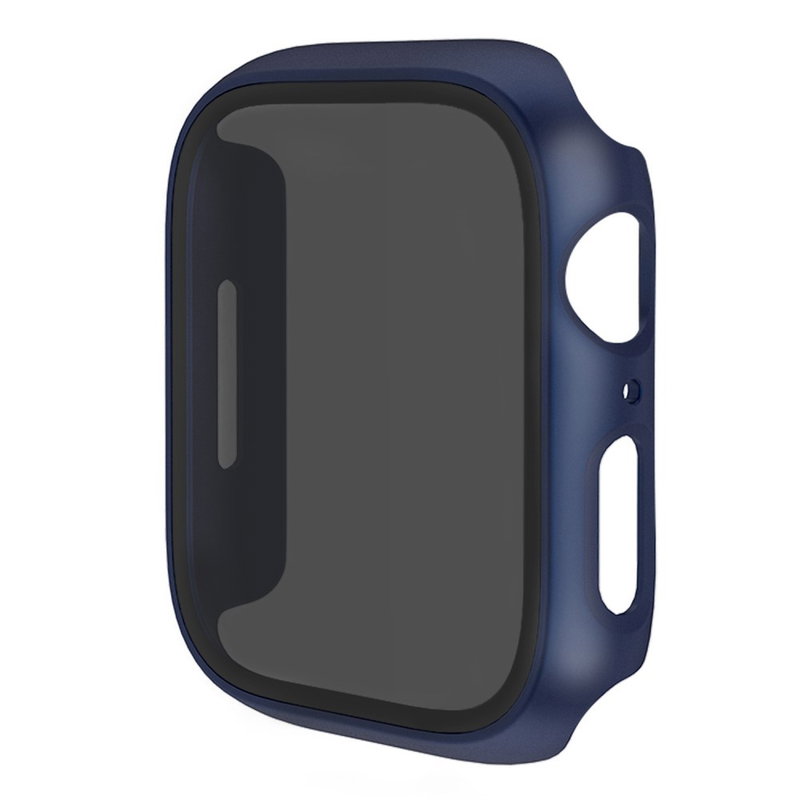 Cover med Privacy Skærmbeskyttelse / Beskyttelsesglas til Apple Watch Ultra / Ultra 2-Mørkeblå