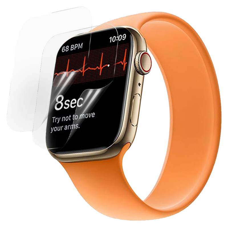2 stk Beskyttelsesfilm til Apple Watch Series 7 45mm