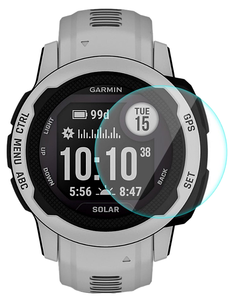 Skærmbeskyttelse / Hærdet Beskyttelsesglas til Garmin Instinct 2