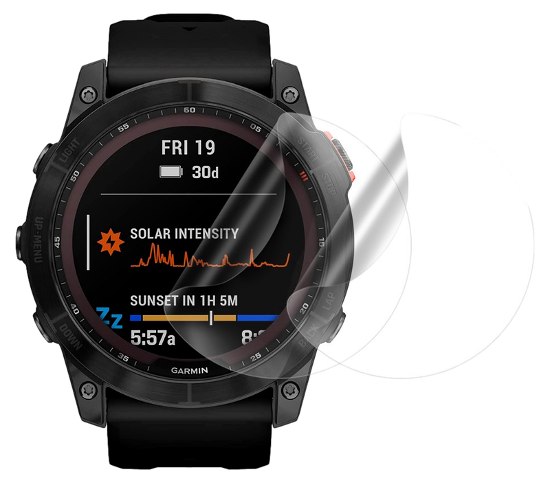 2 stk. Beskyttelsesfilm til Garmin Fenix 7X