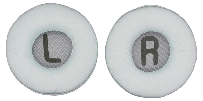 Ørepuder til JBL Tune 500BT / 600BTNC / T450BT / T520BT / T510BT / T500BT / T450BT - Hvid