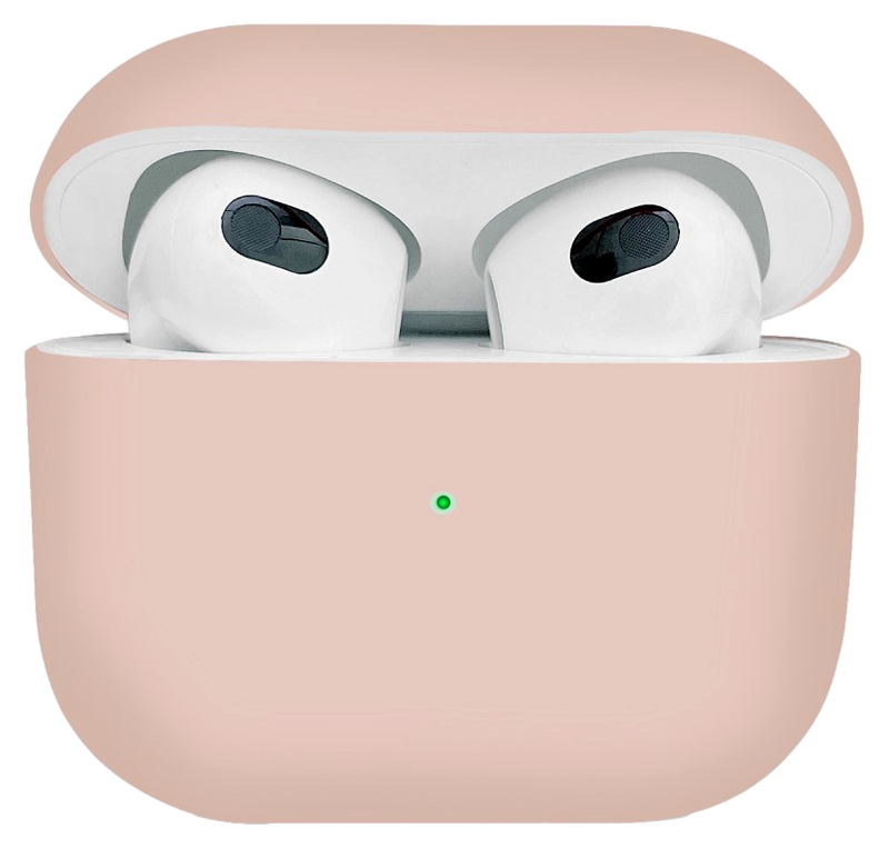 Matte Silicone Cover til AirPods 3-Lyserød