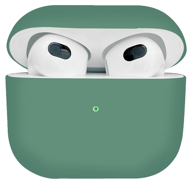 Matte Silicone Cover til AirPods 3-Grøn