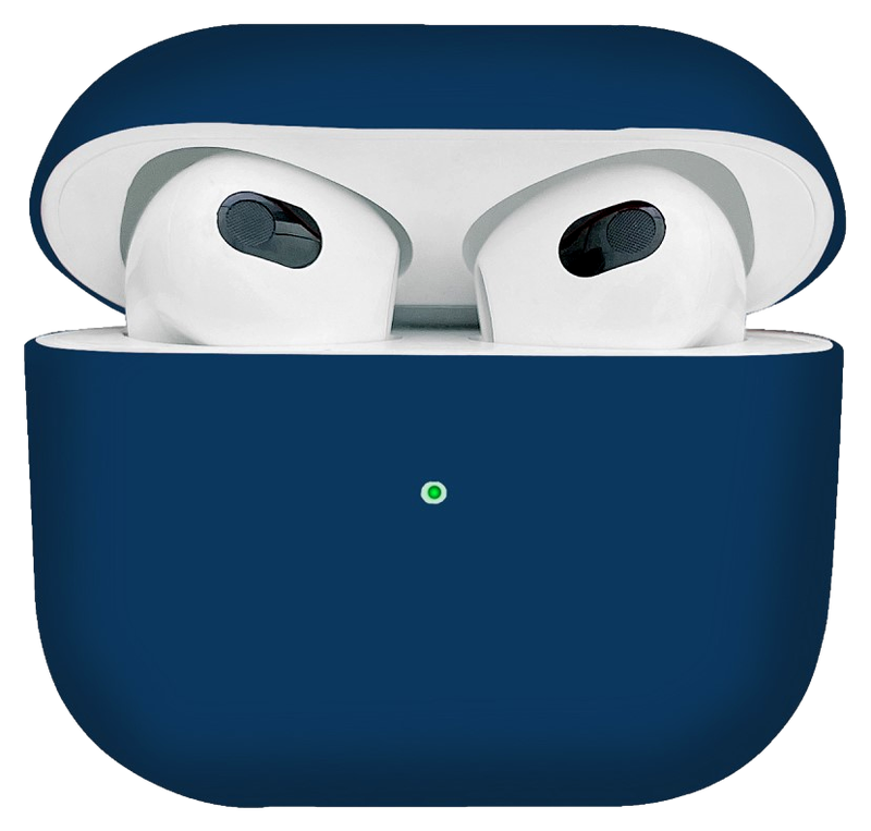 Matte Silicone Cover til AirPods 3-Mørkeblå