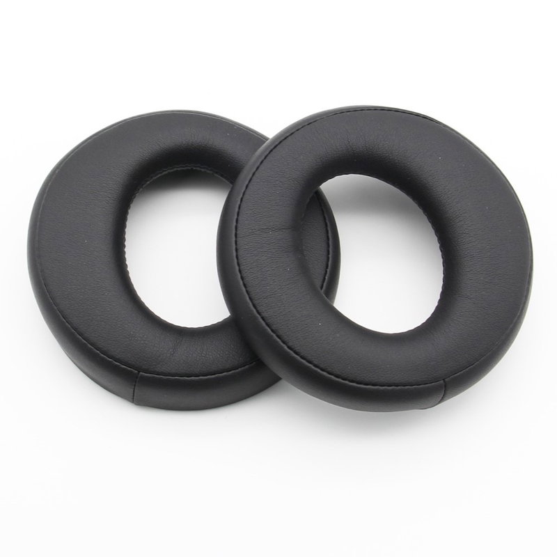1 sæt Læder Ørepuder til Sony PS4 Gold Headset