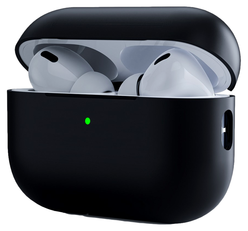 Matte Silikone Cover til AirPods Pro 2-Sort