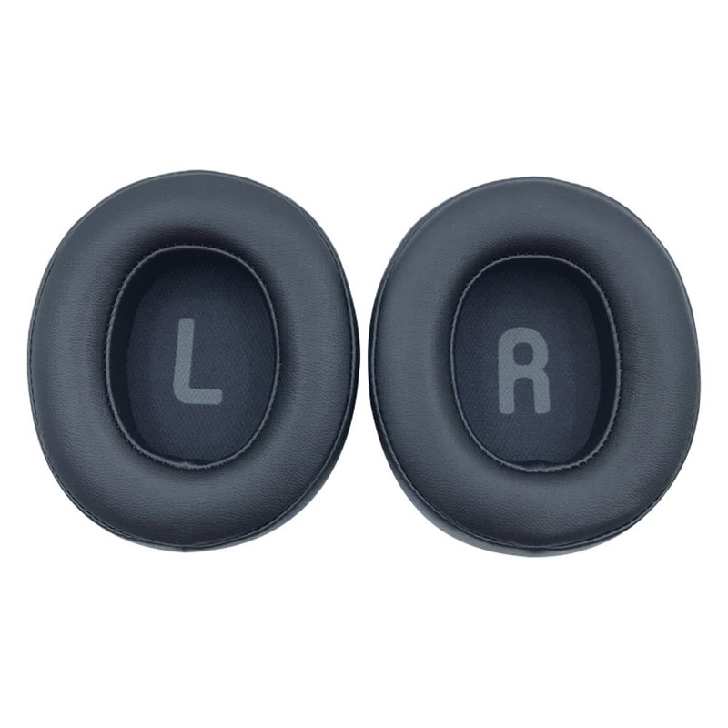 1 sæt Læder Ørepuder til JBL Tune 700BT / 710BT / 750BTNC / 760NC / 770NC-Sort