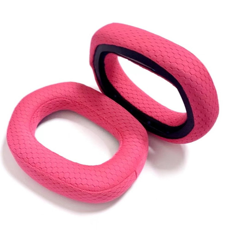 1 Sæt Ørepuder til Logitech G435 i Mesh og Skum-Pink