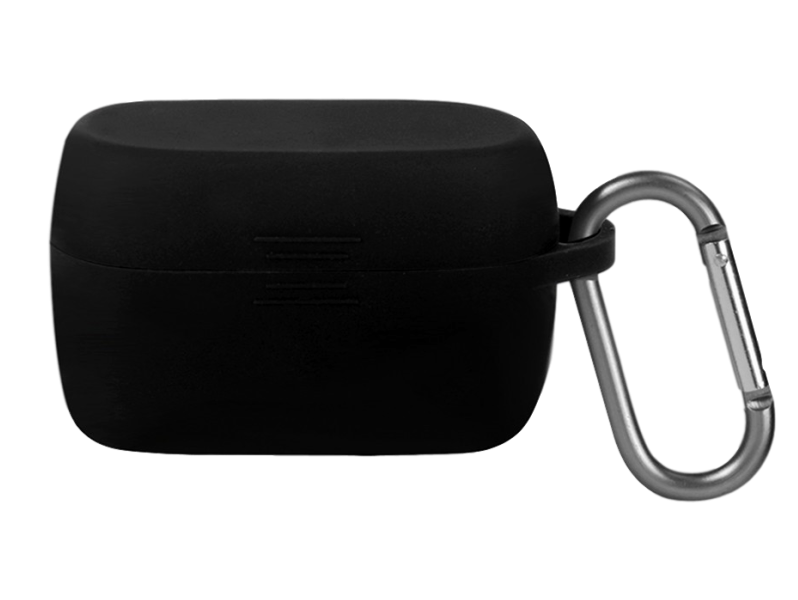 Silikone Cover til Jabra Elite 75t / Elite Active 75t-Sort