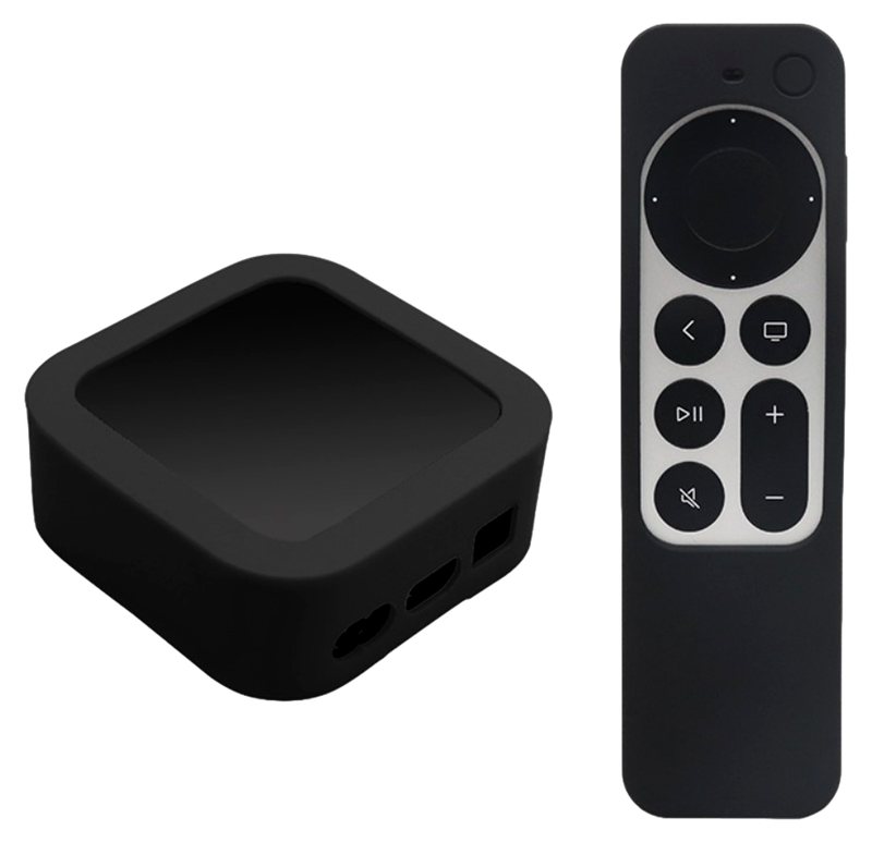 2-Pak Silikone Cover til Apple TV Remote + Boks (2021)