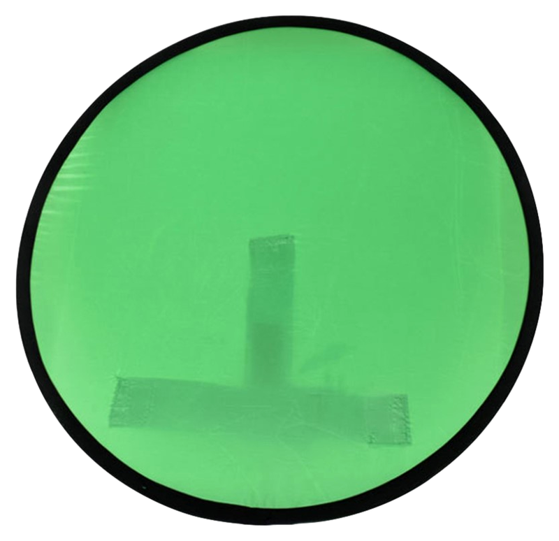 Rund Green Screen Fotobaggrund til Stol-110 cm