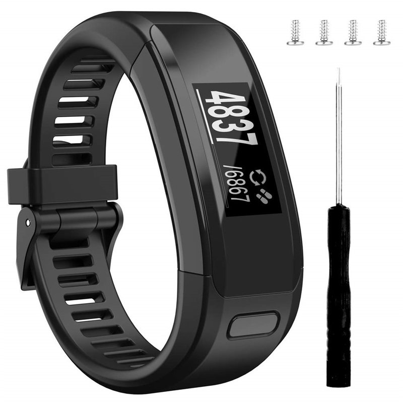 Garmin Vivosmart HR Silikonerem - Sort