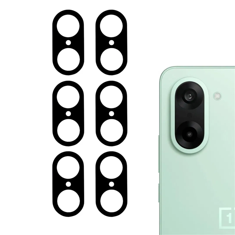 6 stk. Kamera Glas m. Kant til OnePlus Nord CE5 5G 