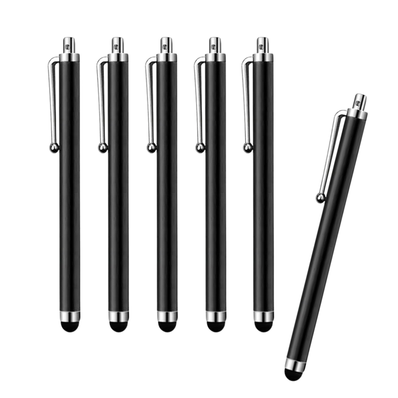 6x Stylus Touch Pen til iPhone, Smartphone & Tablet