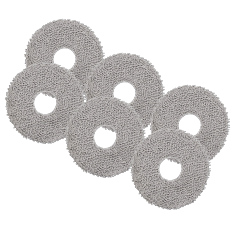 6 stk Mopper til Xiaomi Robot Vacuum S10 Plus / Dreame L10s Plus