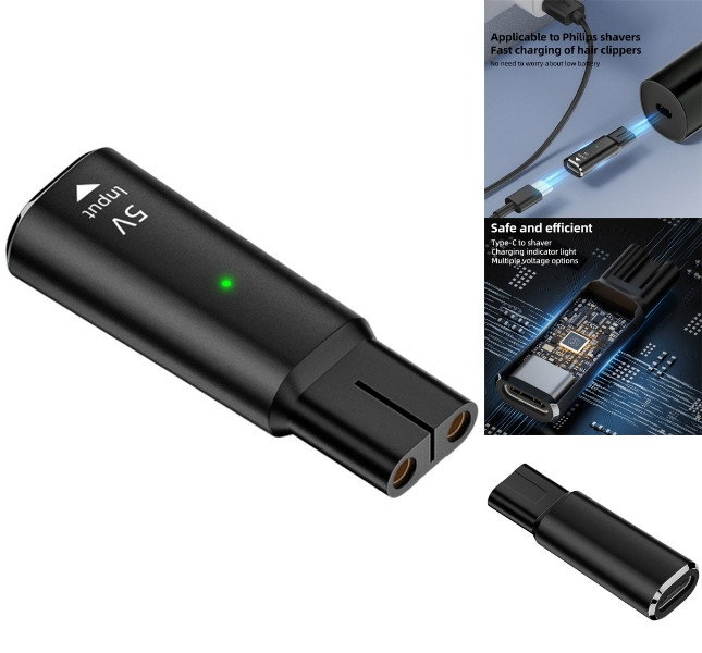Opladeradapter til Philips barbermaskine