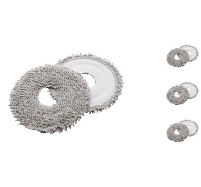 6 stk. Moppeklude til Dreame L30 Pro Ultra / Mova E30 Ultra / X50 Ultra