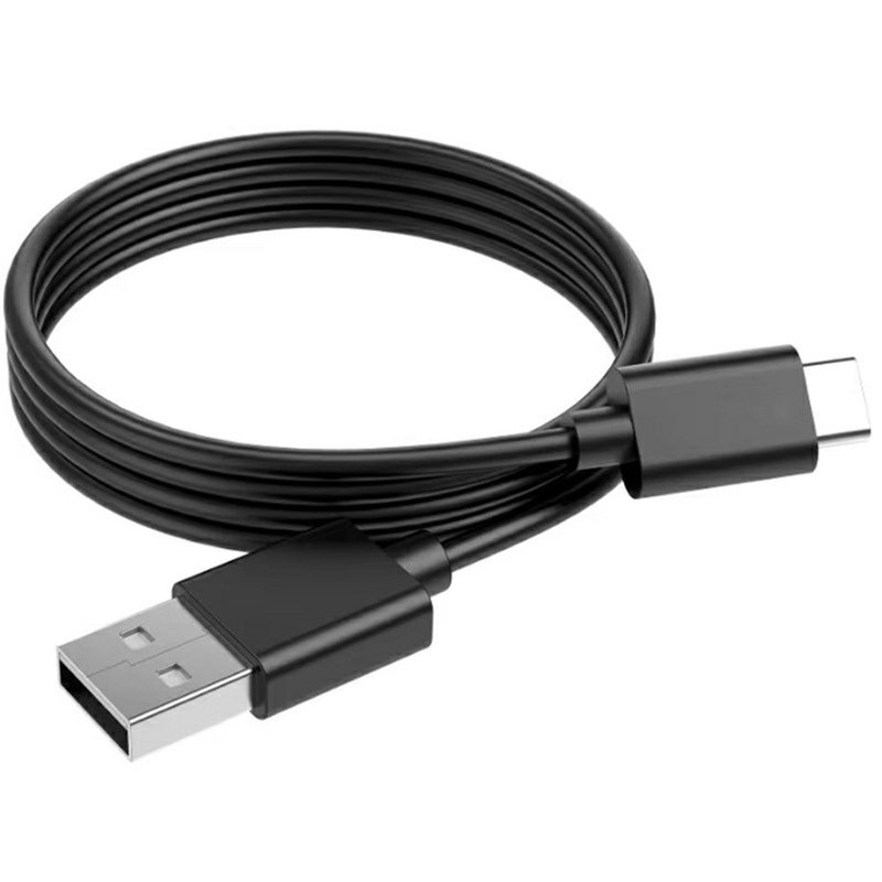 USB-C til USB-A Kabel - opladning & data (2 m) - Sort
