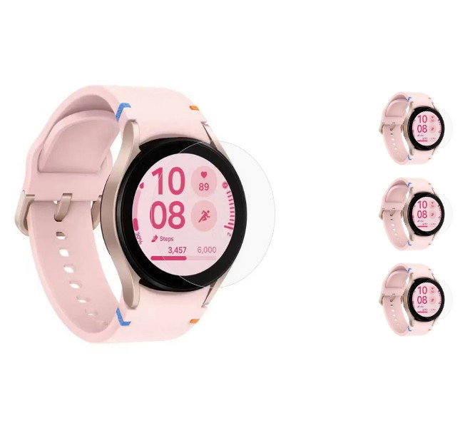 Beskyttelsesglas til Samsung Galaxy Watch7/Watch6 44mm set forfra