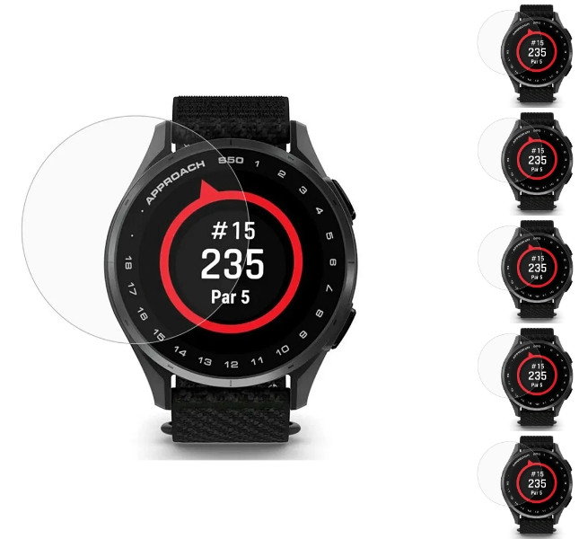 5 stk. Garmin Approach S50 Skærmbeskyttelse / Hærdet Beskyttelsesglas