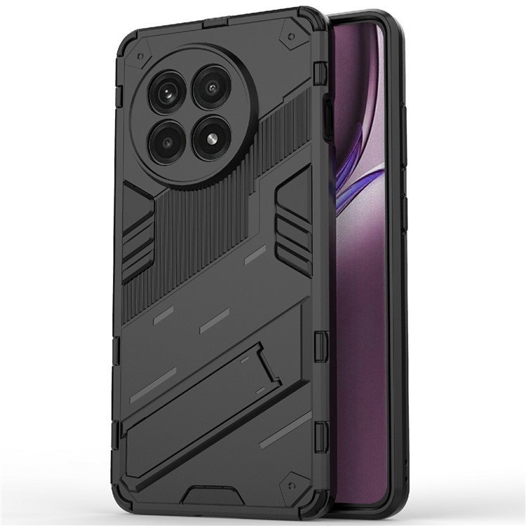 OnePlus 13R Stødsikkert Cover med Støttefod - Sort