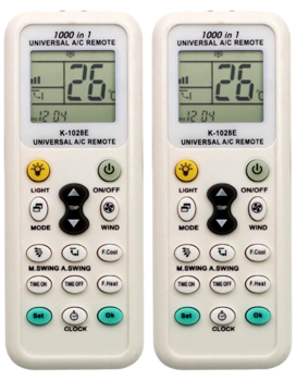 2x Universel Fjernbetjening til Varmepumpe / Aircondition
