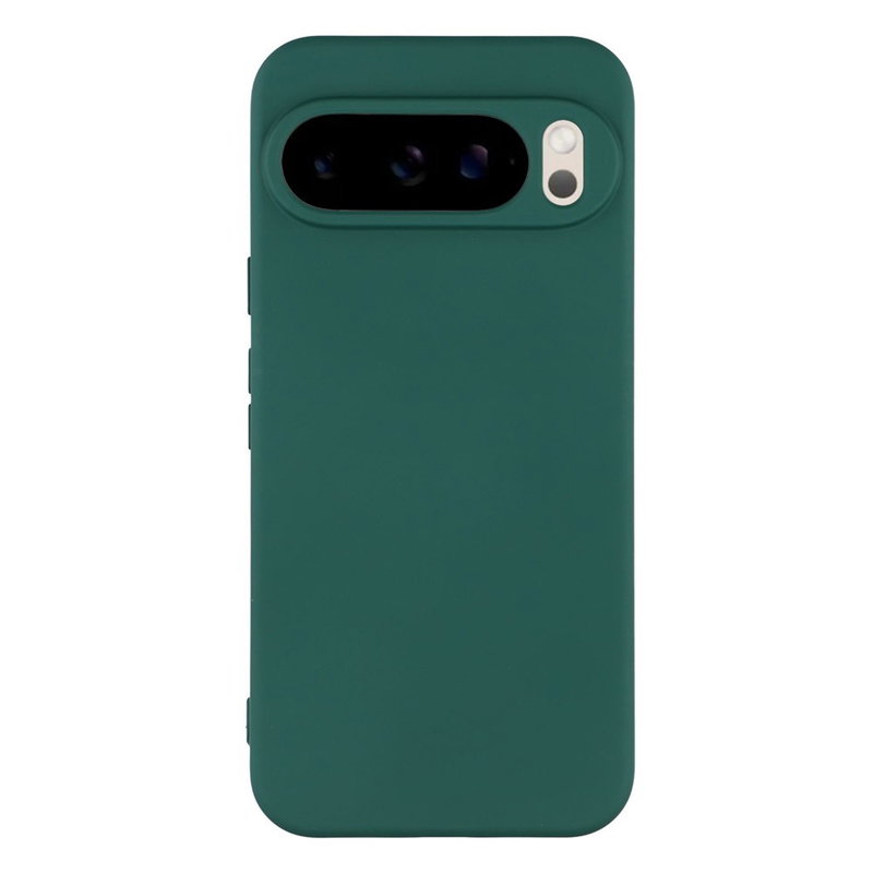 Google Pixel 10 Pro XL Silikone Cover med Blød Inderside - Grøn