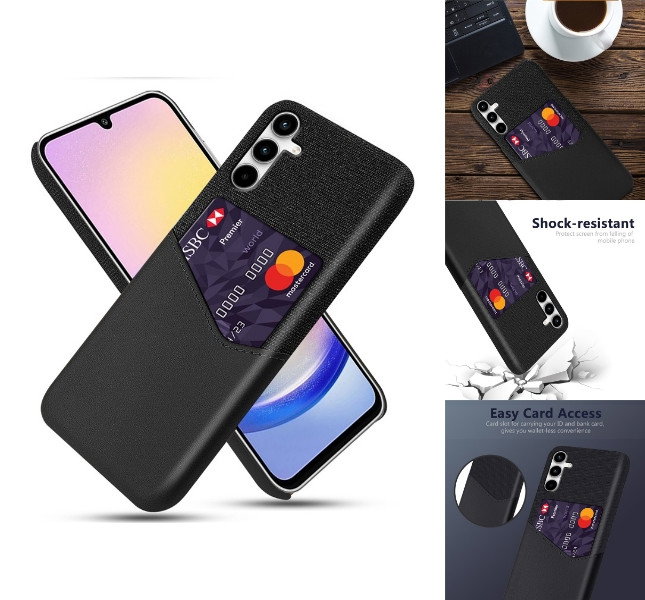 Samsung Galaxy A25 5G Cover med Kortholder - Forside