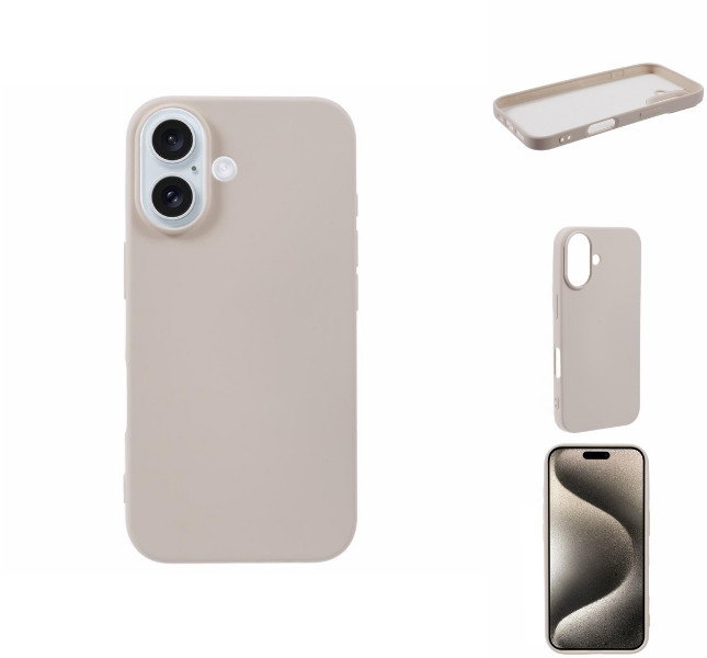 iPhone 16 Plus cover i TPU material i orange