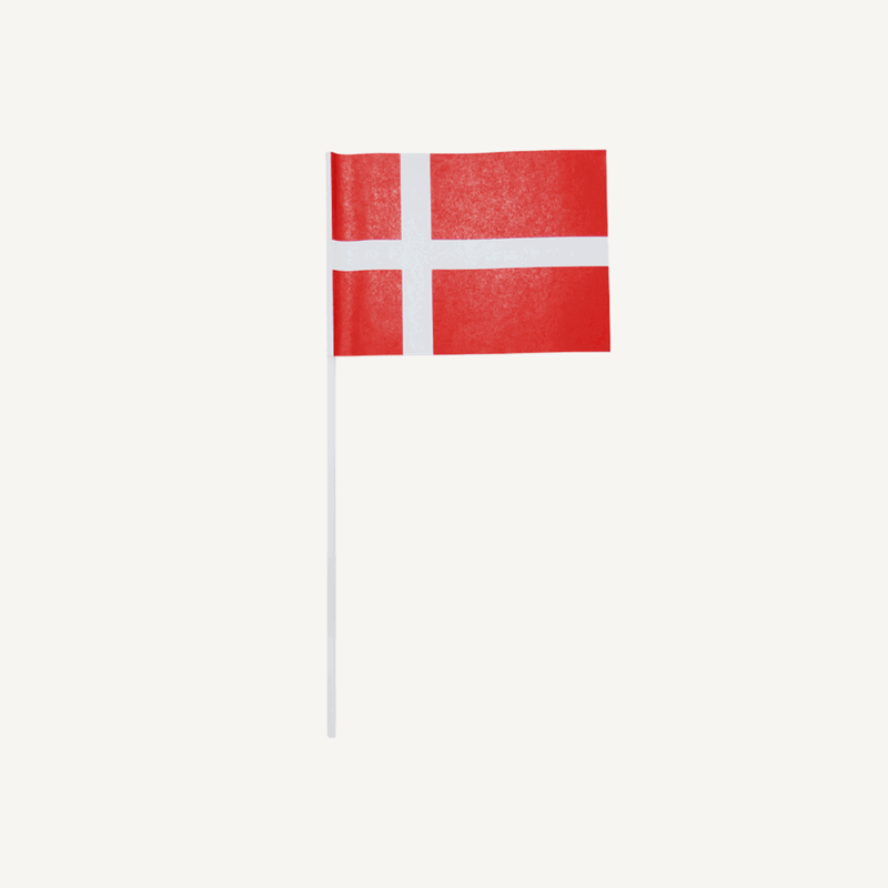 10 stk Store Papirflag til Fødselsdag