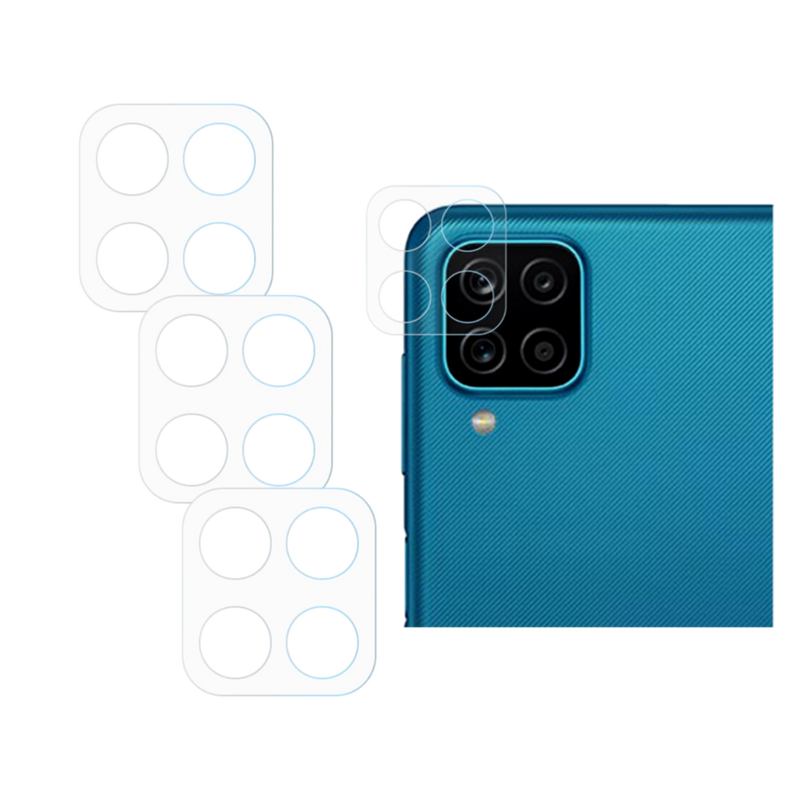 3 stk Kamera Skærmbeskyttelse / Beskyttelsesglas til Samsung Galaxy A12