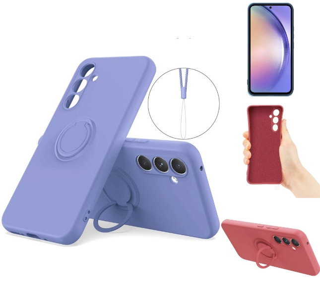 Samsung Galaxy A25 5G Cover med Ringholder set forfra