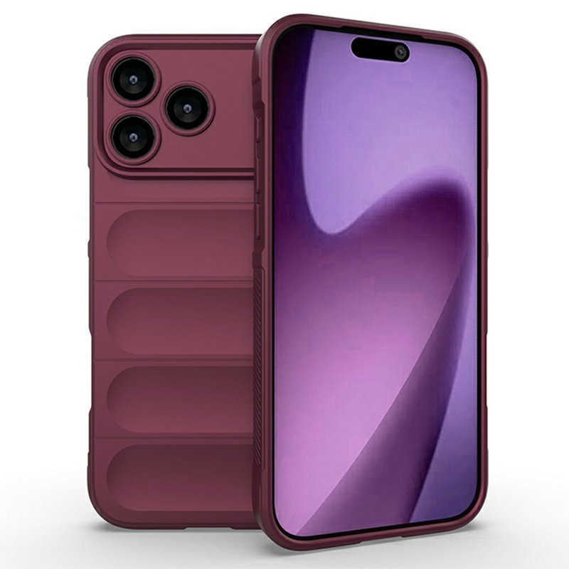 iPhone 17 Pro Silikone Cover med Bølget Bagside