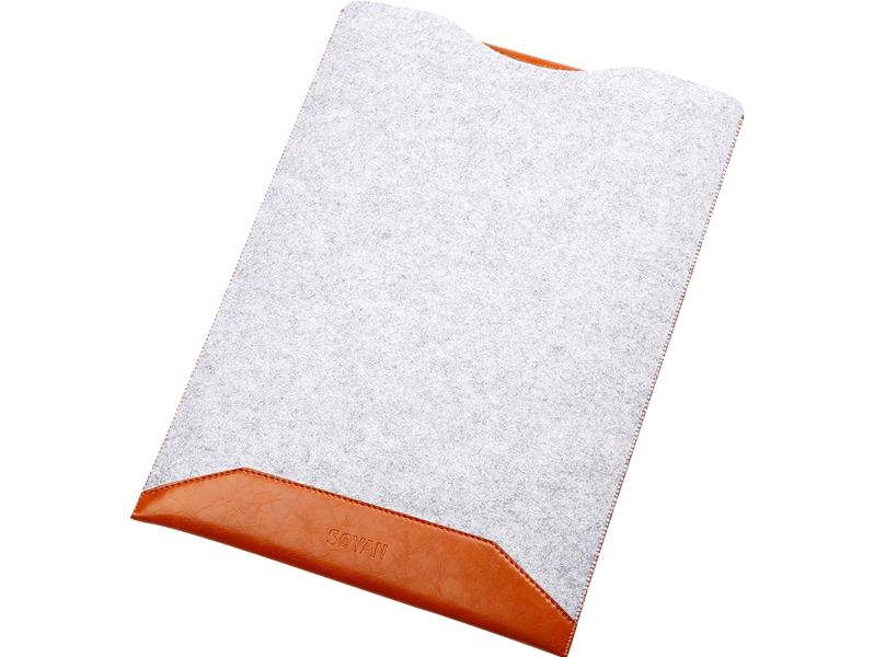 Callander uld og læder sleeve til 15" & 15,6"