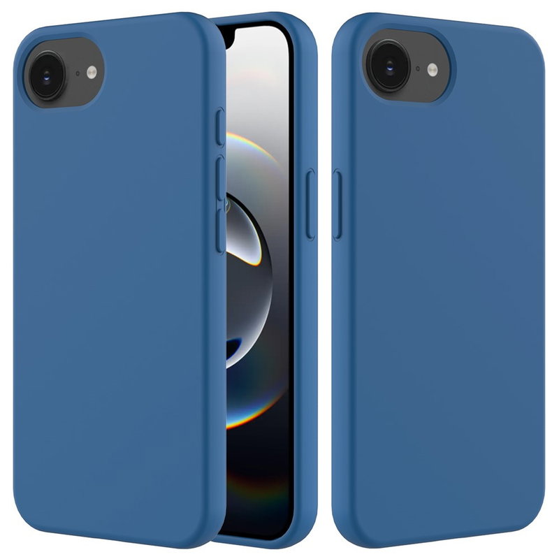Silikone Cover til iPhone 16e / 17e Silikone Cover med Blød Inderside - Blå